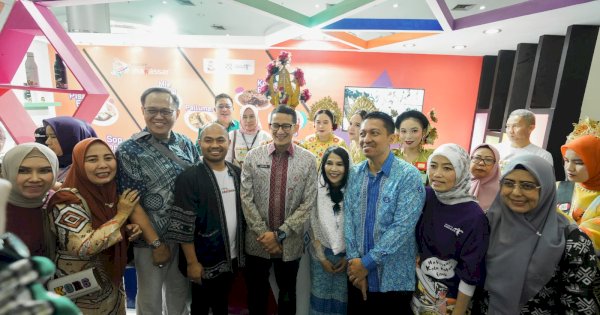 ASITA Travel Fair 2023 di Jakarta; Menparkraf Sandiaga Sebut ‘Makassar Kota Makan Enak’ Adalah Ide Brilian