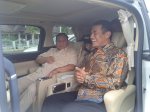 Mentan Amran Sulaiman Semobil dengan Prabowo di Makassar