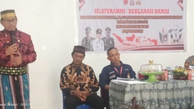Camat Biringkanaya Hadiri Acara Silaturahmi dan Deklarasi Damai Pemilu 2024