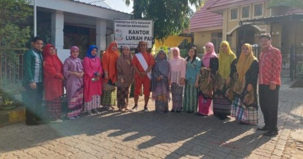 Kelurahan PAI Gelar Upacara di HUT Kota Makassar Ke-416