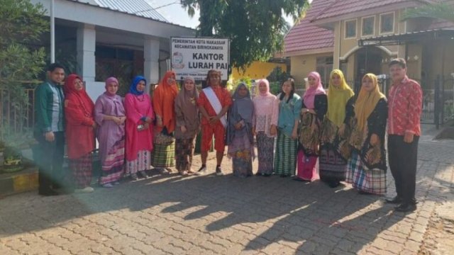 Kelurahan PAI Gelar Upacara di HUT Kota Makassar Ke-416