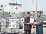 BAZNAS Bersama TNI AL Kirim 50 Ton Bantuan ke Palestina dengan Kapal