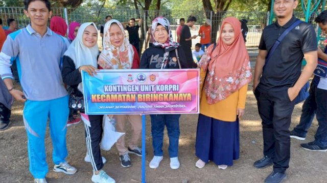 Kontingen Korpri Pemerintah Biringkanaya Ikuti Porseni di Lapangan Karebosi Makassar