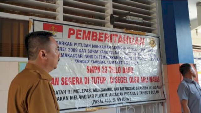 SMPN 23 Makassar Sempat Diklaim Warga, Pemkot Kembali Ambil Alih