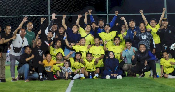 Kalahkan Semua SKPD, Dishub Makassar Juara Mini Soccer Porseni KORPRI ke 52