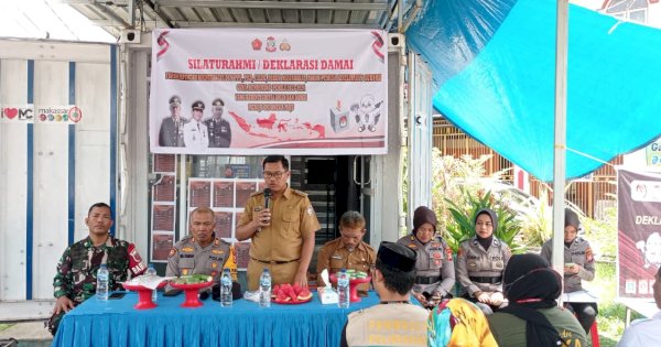 Camat Biringkanaya Hadiri Deklarasi Pemilu Damai di Sudiang Raya