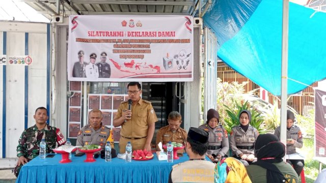 Camat Biringkanaya Hadiri Deklarasi Pemilu Damai di Sudiang Raya