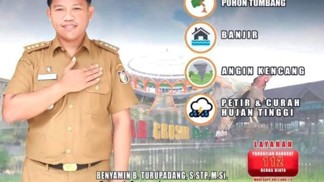 Camat Biringkanaya Benyamin minta Warga Gerak Cepat Hubungi 112 jika Darurat