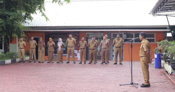 Benyamin B Turupadang Pimpin Langsung Apel Pagi, ini yang Disampaikan