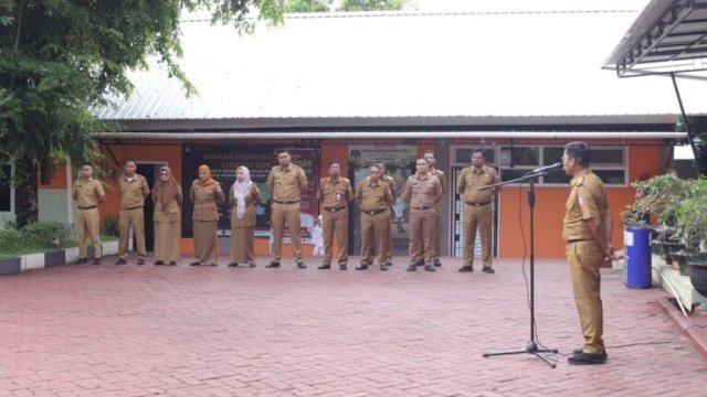Benyamin B Turupadang Pimpin Langsung Apel Pagi, ini yang Disampaikan