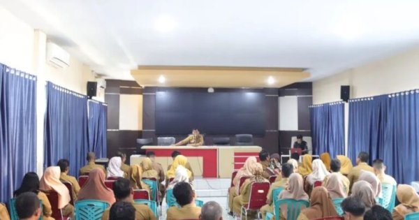 Camat Biringkanaya Pimpin Rakor bersama Lurah dan Kasi Kelurahaan se Kecamatan Biringkanaya