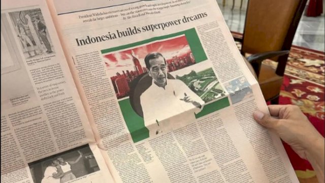 Foto artikel Financial Times yang Presiden Jokowi bagikan. Foto: X @jokowi