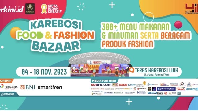 Tak Kalah Meriah! 4-18 November Bazar ‘Food & Fashion’ di Teras Karebosi Link