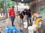 Makassar Krisis Air Bersih, Karang Taruna dan PMI Salurkan Bantuan hingga Fasilitasi Sumur Bor