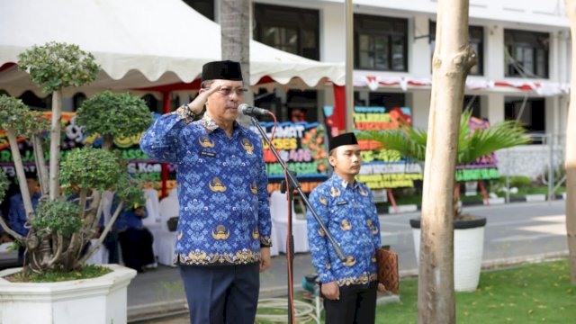 Hari Pahlawan, Sekda Makassar Pimpin Apel dan Bacakan Amanat Mensos