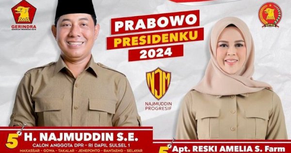 Miliki Nomor Urut Sama, Najmuddin-Resky Amelia Gagas Bazar Murah Berhadiah Motor