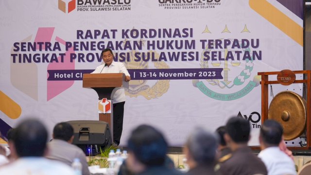 Rapat Koordinasi Gakkumdu Sulsel. Foto: dok