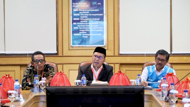 Wali Kota Makassar, Moh Ramdhan Pomanto saat bertemu dengan jajaran PNL Sulselbar. Foto: dok