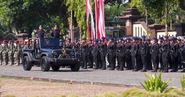 Hut ke 78, PJ Gubernur Sulsel Sampaikan Apresiasi dan Harapan pada Brimob Polri