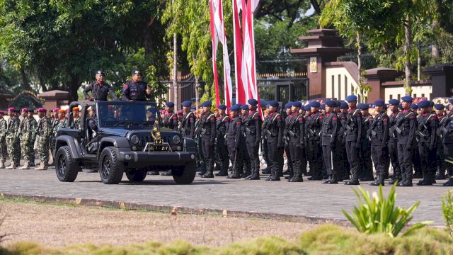 Upacara HUT Brimob ke-78 Tahun. Foto: dok
