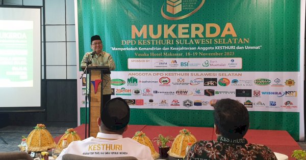 Apresiasi Kemenag Sulsel, Kesthuri Gelar Mukerda dan Lantik Pengurus Baru