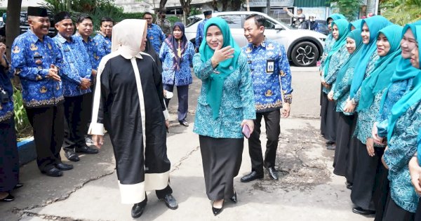 Kunjungi Kecamatan Tallo, Ketua TP PKK Ingatkan Tertib Administrasi