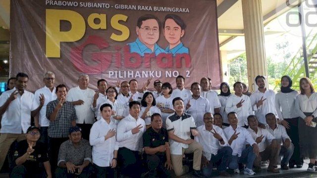 Pas-Gibran Sulsel Dibentuk, Langsung Siapkan 6.000 Massa untuk Jalan Sehat 1 Putaran