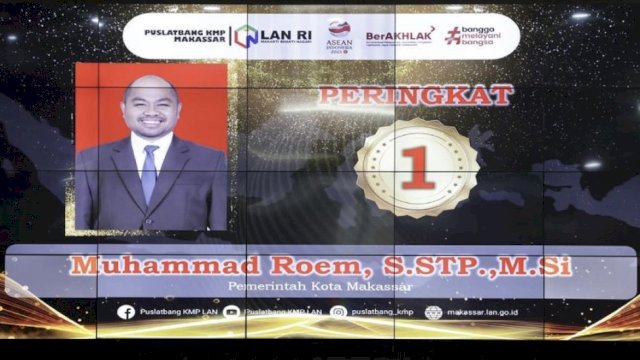 Kadispar Makassar Meraih Lulusan Terbaik dalam Pelatihan Kepemimpinan Nasional Tingkat II