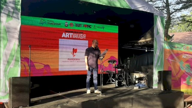 Dispar Makassar Buka Pasar Seni Rupa Art Makassar di Etika Studio&nbsp;