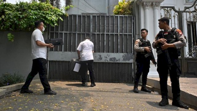 Safe Hause/rumah rehat Firli Bahuri di Kertanegara saat digeledah atas kasus dugaan kasus pemerasan. Foto: ist