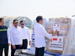 Jokowi Resmi Lepas 21 Ton Bantuan Tahap 2 Indonesia untuk Warga Gaza