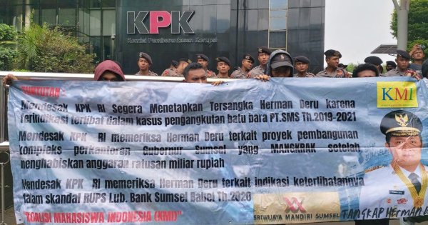 Lagi, Mahasiswa Demo Desak KPK Tangkap Herman Deru: Diduga Terlibat 3 Kasus