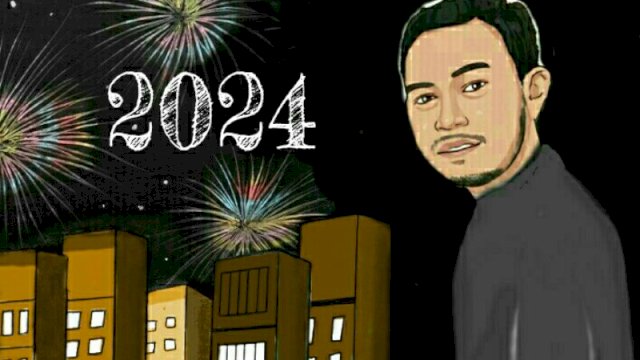 Karikatur Tahun Baru (Dodi/harian.news)