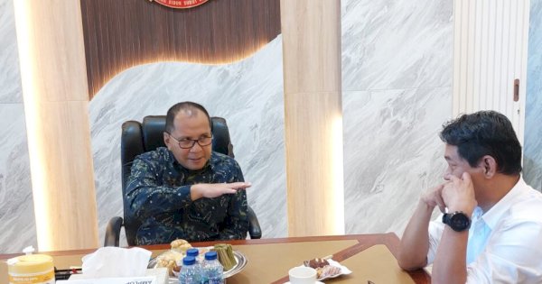 Wali Kota Makassar Sambut Hangat Pengurus SMSI Sulsel di Lantai 11