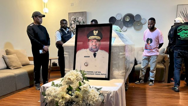 Jenazah Mantan Gubernur Papua Lukas Enembe. Foto: ist