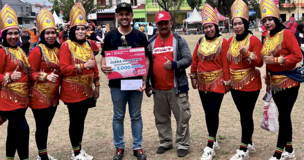 Kecamatan Bontoala Raih Juara Lomba Senam yang Digelar Kormi Kota Makassar