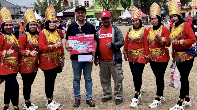 Kecamatan Bontoala Raih Juara Lomba Senam yang Digelar Kormi Kota Makassar 
