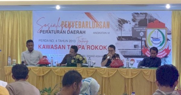 Gelar Sosialisasi, Sekretariat DPRD Makassar Ingatkan Soal Kawasan Tanpa Rokok