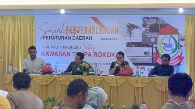 Gelar Sosialisasi, Sekretariat DPRD Makassar Ingatkan Soal Kawasan Tanpa Rokok