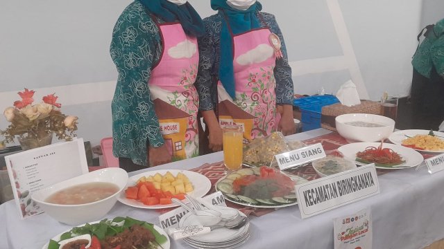 PKK Biringkanaya ikuti Lomba Masak Menu Beragam, Bergizi, Seimbang dan Aman atau B2SA
