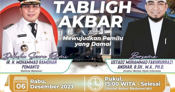 Camat Benyamin B Turupadang Hadiri Tabligh Akbar di Telkomas