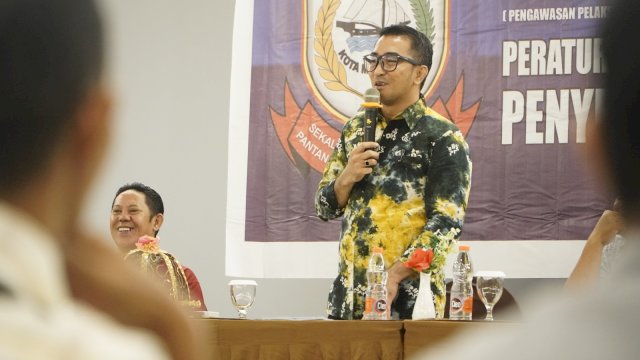 Anggota DPRD Makassar, Mario David Pn, menggelar reses, 15 Desember 2023. 