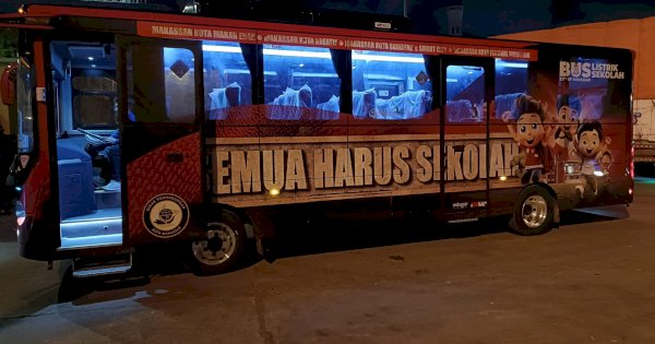 Penampakan Bus Listrik Anak Sekolah yang Bakal Diluncurkan Dishub Makassar