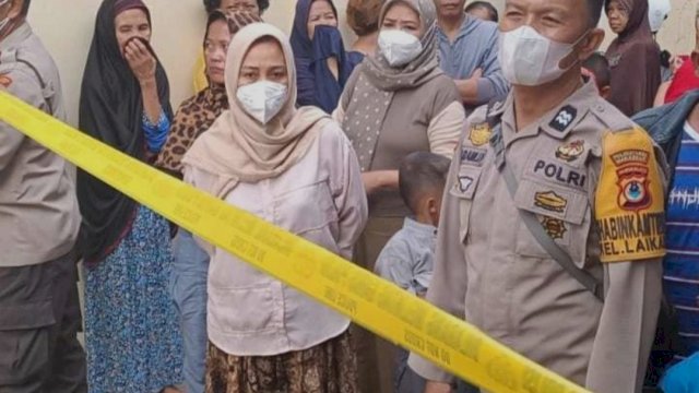 Lurah Laikang Andi Suryanti Tinjau Langsung Penemuan Mayat di jalan Pare-Pare
