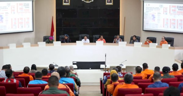 Pemkot Makassar Gelar Rapat Koordinasi Penanggulangan Bencana: Antisipasi Dampak Banjir dan Kesiapan Pemilu
