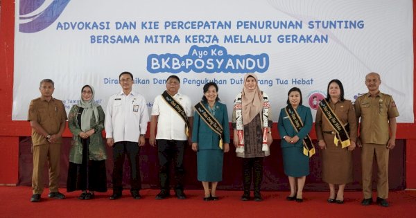 BKB Pintu Masuk Penanganan Stunting, Bupati Tana Toraja & Toraja Utara Dikukuhkan Sebagai Duta Orang Tua Hebat