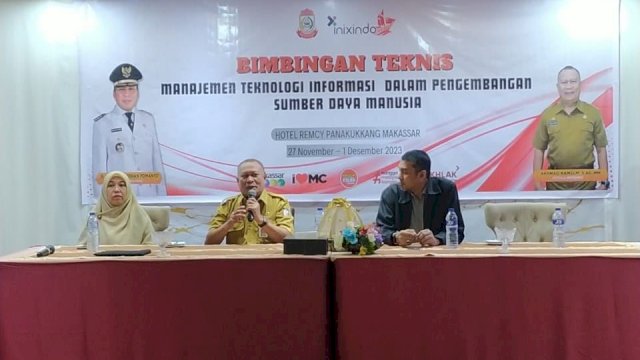 BKPSDMD Makassar Gelar Bimtek Manajmen Teknologi Informasi Mulai 27 November Hingga 1 Desember