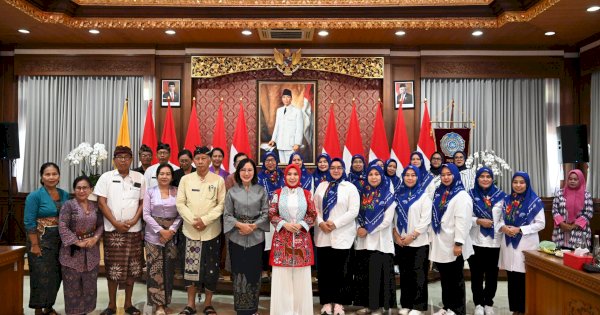 Terbaik Nasional Tangani Stunting, TP PKK Sulsel Studi Tiru ke Bali