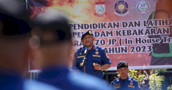Tingkatkan Kesiapan Lapangan, 84 Personel Damkar Makassar Dilatih 70 Jam