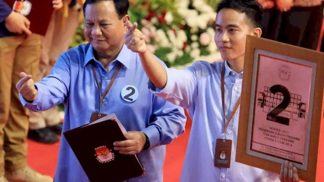 Pasangan Capres-Cawapres nomor urut 2, Prabowo Subianto dan Gibran Rakabuming Raka. Foto: ist